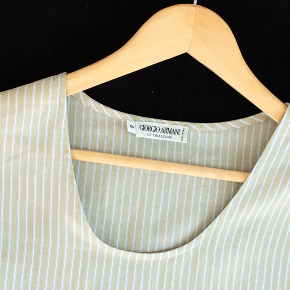 Giorgio Armani Collezioni Cotton/Silk Tank Size 8 - Picture 2 of 5